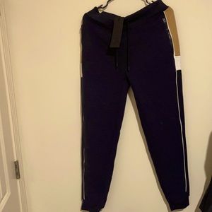 Soul Star mix and match rubbed jogger in navy